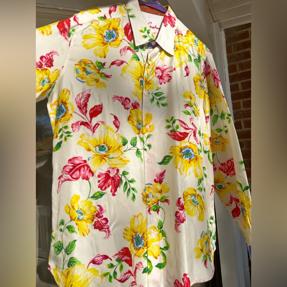 Robert Graham men shirt size L LE